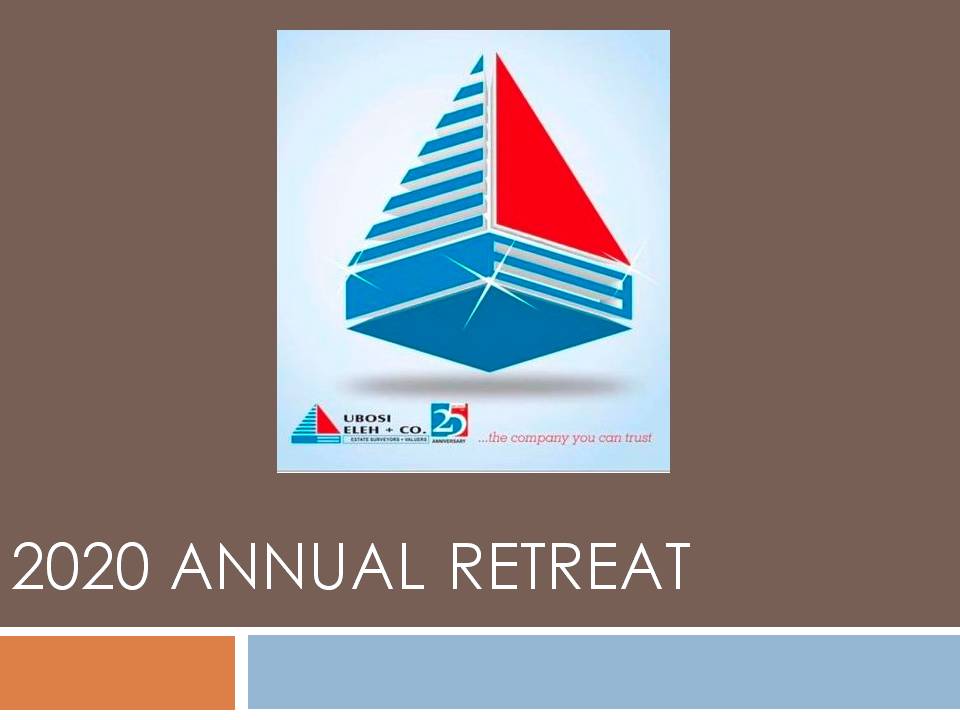 2020 ANNUAL RETREAT HELD ON 15 & 16 JANUARY IN LAGOS.