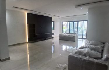 A partially furnished 3 Bedroom Apartment with BQ